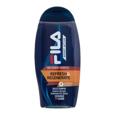 Fila Sport Active Refresh & Regenerate 2in1 Shampoo + Shower Gel Duschgel für Herren 250 ml