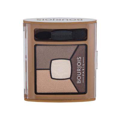 BOURJOIS Paris Smoky Stories Quad Eyeshadow Palette Lidschatten für Frauen 3,2 g Farbton  06 Upside Brown
