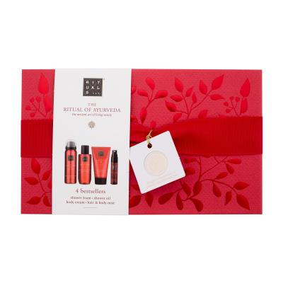 Rituals The Ritual Of Ayurveda Gift Set Geschenkset Duschschaum The Ritual Of Ayurveda Harmonizing Foaming Shower Gel 50 ml + Duschöl The Ritual Of Ayurveda Ultra Nourishing Shower Oil 75 ml + Körpercreme The Ritual Of Ayurveda Balancing Body Cream 70 ml + Körper- und Haarspray The Ritual Of Ayurved
