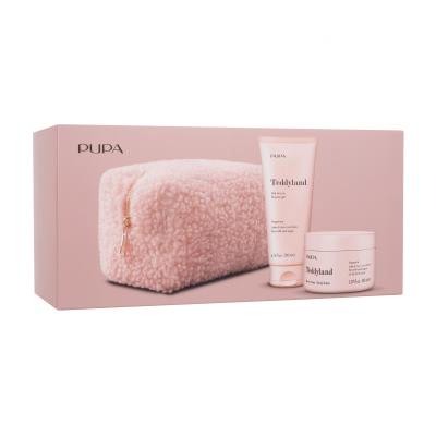 Pupa Teddyland Rice Milk and Sugar Beauty Kit Geschenkset Duschgel Teddyland Rice Milk & Sugar Shower Gel 200 ml + Körperbutter Teddyland Rice Milk & Sugar Body Butter 150 ml + Kosmetiktasche