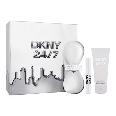 DKNY DKNY 24/7 Geschenkset Eau de Parfum 100 ml + Körperlotion 100 ml + Eau de Parfum 15 ml