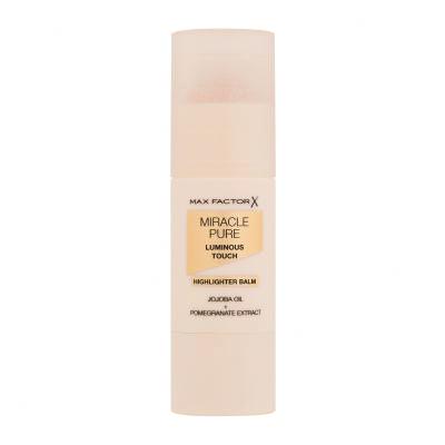 Max Factor Miracle Pure Luminous Touch Highlighter Balm Highlighter für Frauen 6 g Farbton  10 Soft Pearl
