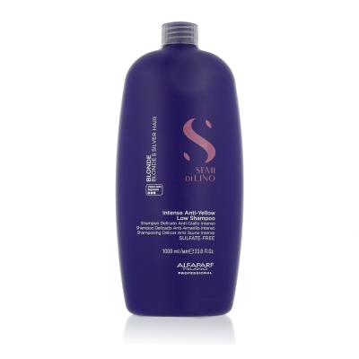 ALFAPARF MILANO Semi Di Lino Blonde Intense Anti-Yellow Low Shampoo Shampoo für Frauen 1000 ml