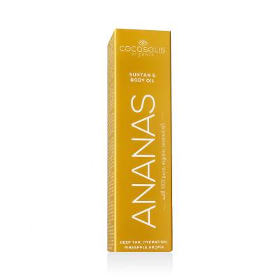 COCOSOLIS Suntan &amp; Body Oil Ananas Sonnenschutz für Frauen 110 ml