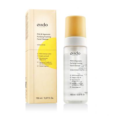 Ondo Beauty 36.5 PONG-PONG PHA &amp; Saponaria Purifying Foaming Facial Cleanser Reinigungsschaum 150 ml