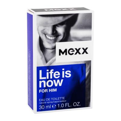 Mexx Life Is Now For Him Eau de Toilette für Herren 30 ml