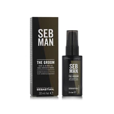 Sebastian Professional Seb Man The Groom Hair &amp; Beard Oil Haaröl für Herren 30 ml
