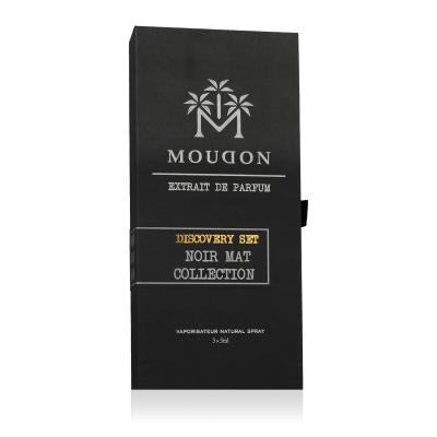 Moudon Discovery Set Noir Mat Collection Geschenkset Extrait de Parfum 3 x 3 ml