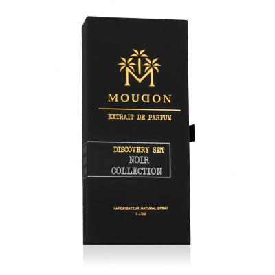 Moudon Discovery Set Noir Collection Geschenkset Extrait de Parfum 6 x 3 ml