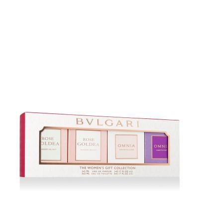 Bvlgari Women’s Gift Collection Geschenkset EDT Rose Goldea Blossom Delight 5 ml + EDT Omnia Crystalline 5 ml + EDT Omnia Amethyste 5 ml + EDP Rose Goldea Blossom Delight 5 ml