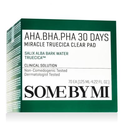 Some By Mi AHA.BHA.PHA 30 Days Miracle Truecica Clear Pad Reinigungstücher 70 St.