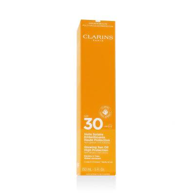 Clarins Sun Care Glowing Sun Oil SPF30 Sonnenschutz für Frauen 150 ml