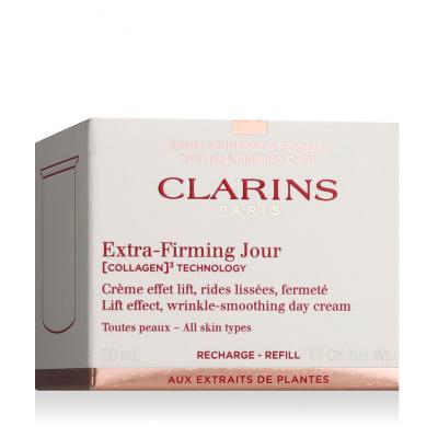 Clarins Extra-Firming Jour Lift Effect, Wrinkle Smoothing Day Cream Tagescreme für Frauen Nachfüllung 50 ml