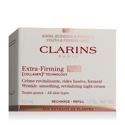 Clarins Extra-Firming Nuit Wrinkle Smoothing Revitalizing Night Cream Nachtcreme für Frauen Nachfüllung 50 ml
