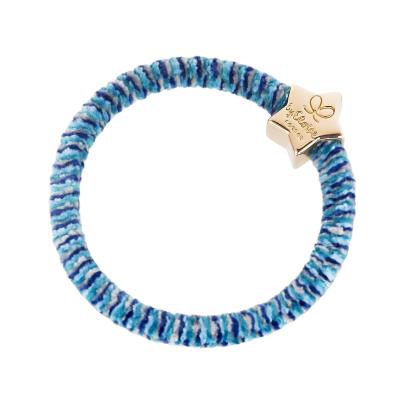 By Eloise London Velvet Gold Star Haargummi 1 St. Farbton  Indigo