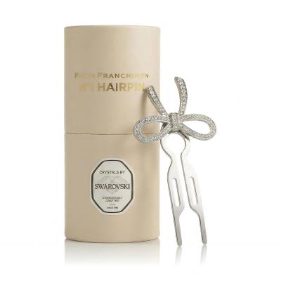 Fiona Franchimon Nº1 Hairpin Steel Crystals By Swarovski Haarspange für Frauen 1 St. Farbton  White Gold Finish