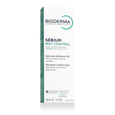 BIODERMA Sébium Mat Control 12h Shine-Control Care Tagescreme für Frauen 30 ml