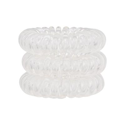 Invisibobble Power Hair Ring Haargummi für Frauen 3 St. Farbton  Crystal Clear