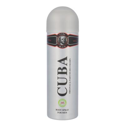 Cuba Black Deodorant für Herren 200 ml