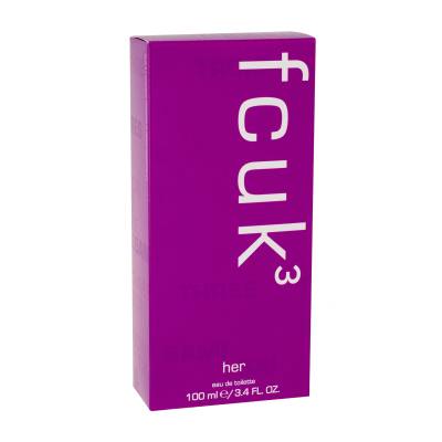 Fcuk 3 Eau de Toilette für Frauen 100 ml