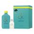 Calvin Klein CK One Summer 2020 Geschenkset Edt 100 ml + Edt CK One 15 ml + Aufkleber
