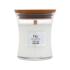 WoodWick White Teak Duftkerze 85 g