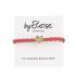 By Eloise London Gold Heart Coral Haargummi für Frauen 1 St. Farbton  Coral
