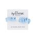 By Eloise London Silk Scrunchie Silver Heart Haargummi für Frauen 1 St. Farbton  Sky Blue
