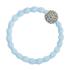 By Eloise London Bling Charms Disco Ball Haargummi für Frauen 1 St. Farbton  Sky Blue