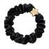 By Eloise London Silk Scrunchie Gold Star Haargummi für Frauen 1 St. Farbton  Black