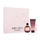 Jimmy Choo Fever Geschenkset  Edp 100 ml + Körperlotion 100 ml + Edp 7,5 ml