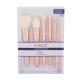Royal & Langnickel Chique RoseGold Geschenkset  Pinsel für Puder 1 St. + Pinsel für Make-up 1 St. + Pinsel für Lidschatten 2 St. + Pinsel für Eyeliner 1 St. + Pinsel für Lippenstift 1 St. + Kosmetiktasche