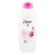 Dove Caring Bath Almond Cream With Hibiscus Badeschaum für Frauen 700 ml