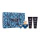Versace Pour Femme Dylan Blue Geschenkset  Edp 100 ml + Edp 5 ml + Körpermilch 100 ml + Duschgel 100 ml