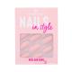 Essence Nails In Style Kunstnägel mit selbstklebenden Pads für Frauen Farbton 14 Rose And Shine Kunstnägel 12 St.