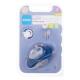 MAM Night Silicone Pacifier 6m+ Raccoon Leuchtender Silikon-Schnuller für Kinder 1 St.