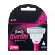 Wilkinson Sword Quattro For Women Sensitive Ersatzklinge für Frauen Ersatzklinge 3 St.