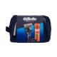 Gillette ProGlide Geschenkset  ProGlide Rasierer 1 St. + Fusion Shave Gel Sensitive 200 ml + Rasiererhalter + Kosmetiktasche