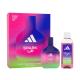 Adidas Vibes Spark Up Geschenkset  Eau de Parfum 100 ml + Duschgel 100 ml