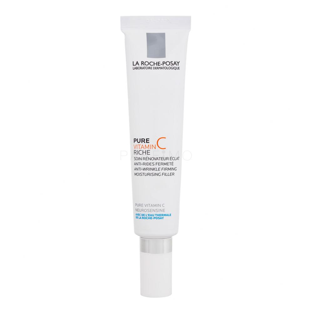 La RochePosay Pure Vitamin C AntiWrinkle Filler Rich Tagescreme für Frauen 40 ml Parfimo.at®