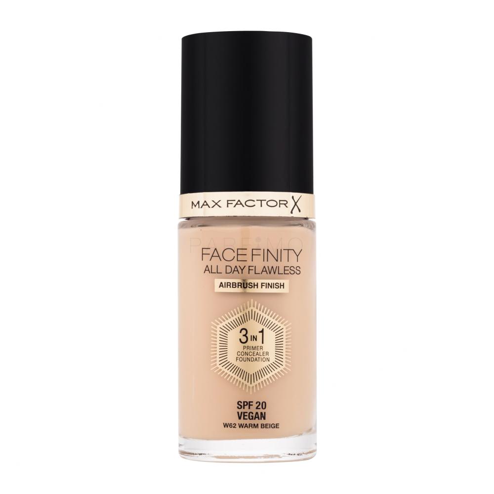 Max Factor Facefinity All Day Flawless SPF20 Foundation für Frauen 30 ml Farbton  W62 Warm Beige