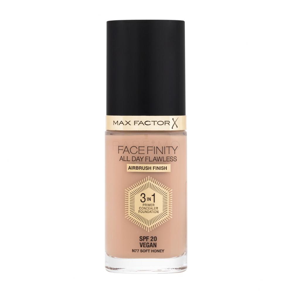 Max Factor Facefinity All Day Flawless SPF20 Foundation für Frauen 30 ml Farbton  N77 Soft Honey