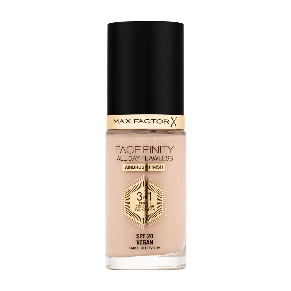 Max Factor Facefinity All Day Flawless SPF20 Foundation für Frauen 30 ml Farbton  C40 Light Ivory
