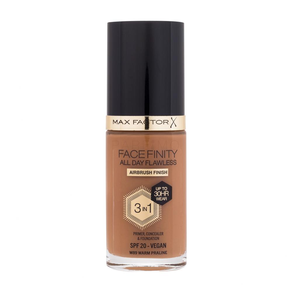 Max Factor Facefinity All Day Flawless SPF20 Foundation für Frauen 30 ml Farbton  W89 Warm Praline