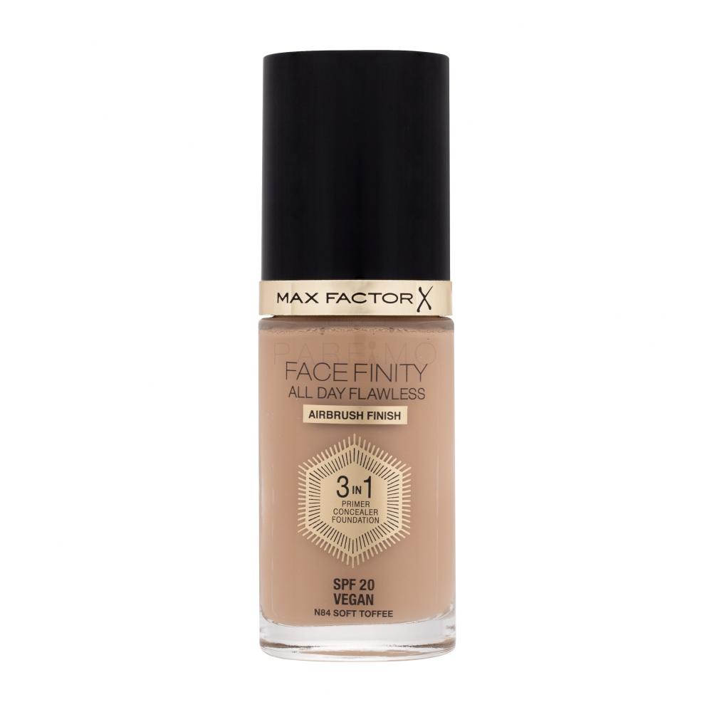 Max Factor Facefinity All Day Flawless SPF20 Foundation für Frauen 30 ml Farbton  N84 Soft Toffee