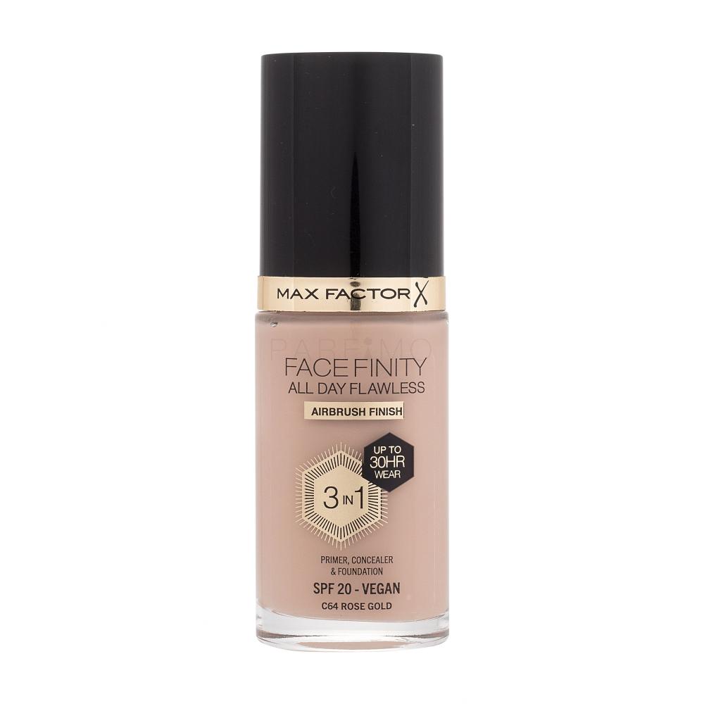 Max Factor Facefinity All Day Flawless SPF20 Foundation für Frauen 30 ml Farbton  C64 Rose Gold