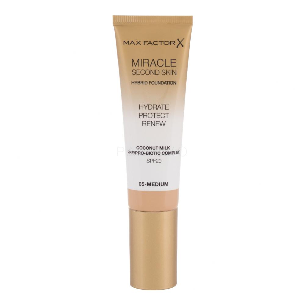 Max Factor Miracle Second Skin SPF20 Foundation für Frauen 30 ml Farbton  05 Medium