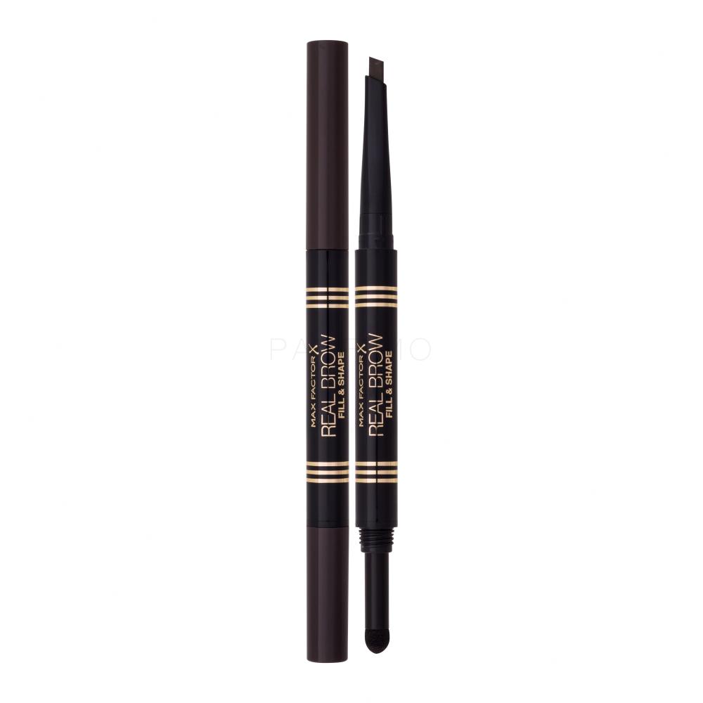 Max Factor Real Brow Fill & Shape Augenbrauenstift für Frauen 0,6 g Farbton  004 Deep Brown