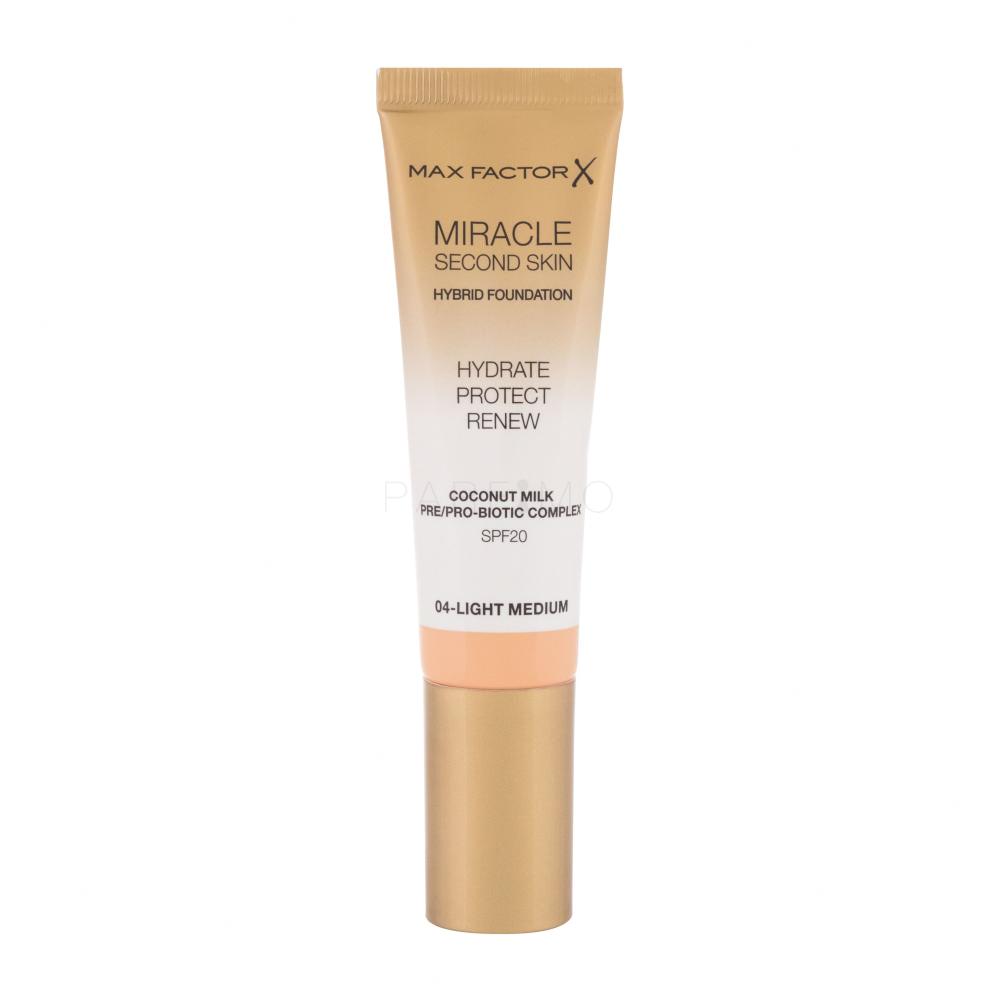 Max Factor Miracle Second Skin SPF20 Foundation für Frauen 30 ml Farbton  04 Light Medium