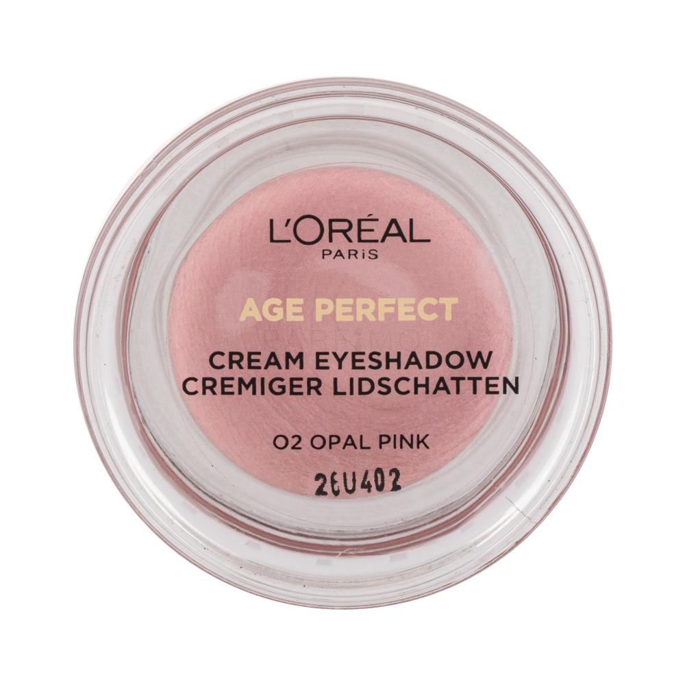 L'Oréal Paris Age Perfect Cream Eyeshadow Lidschatten für Frauen 4 ml Farbton  02 Opal Pink